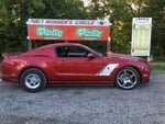 Terri Fritts 2013 Shelby 7.53@95MPH 1/8 Mi. on MT 295/55R15 Drag Radial and Billet Specialties Street Lite 15x10 rear wheels