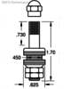 Chrome Inner-Bolt Valve Stem